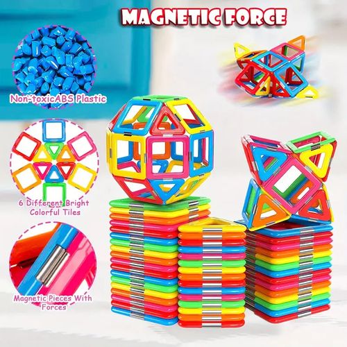 Big Size Magnetic Building Blocks - STEM Learning Toys for Kids