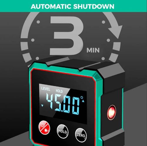 Magnetic digital angle finder with electronic laser