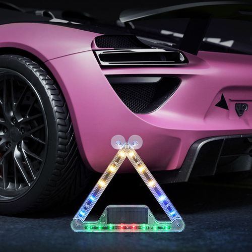 N22 Solar Wireless Foldable LED Emergency Vehicle Lighting Light Bars Triangle