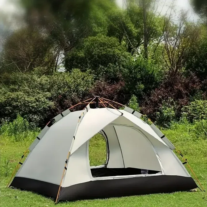 Tent, 3 Seconds Quick Set-up Design, Waterproof Zipper Closure, Suitable for Hiking, Traveling and Beaches