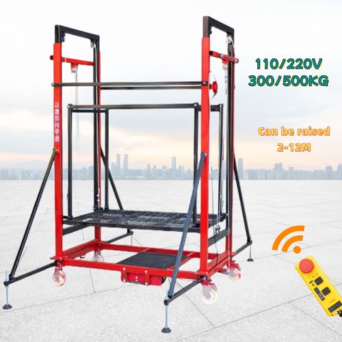 Goods Elevator Man Lifting Automatic Lift Hydraulic Scaffolding Self Propelled Warehouse Lift