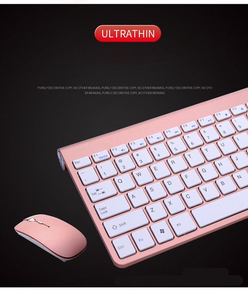 108S 2.4G Wireless Keyboard and Mouse Protable Mini Keyboard Mouse Combo Set For Notebook Laptop Mac Desktop PC Computer Smart TV PS4