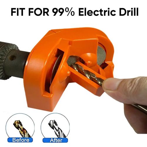 Multifunctional sharpener for sharpening the drill bit