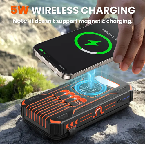 ⚡Outdoor Foldable Solar Large Capacity Charger Mobile Power Bank