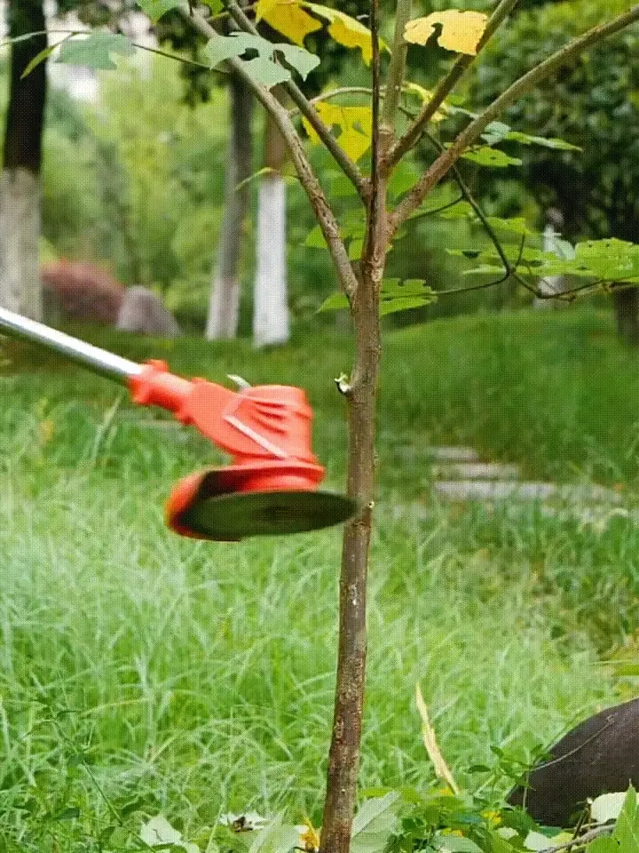Multi - Function Lawn Mower（Upgraded version, with 2 sets of high-capacity lithium batteries and equipped with auxiliary） wheels.