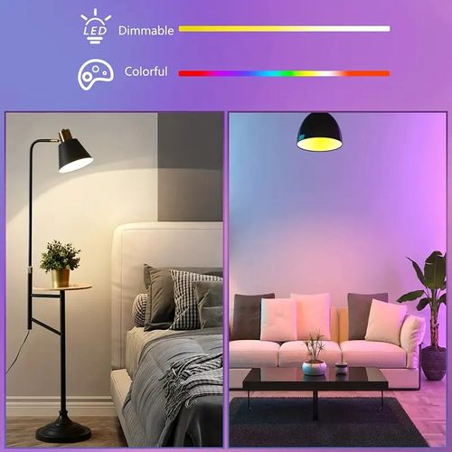 Smart RGBW LED Color Changing Light Bulbs with App Control - Dimmable Music Sync (4PCS)