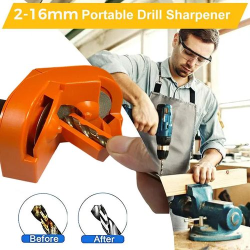 Multifunctional sharpener for sharpening the drill bit