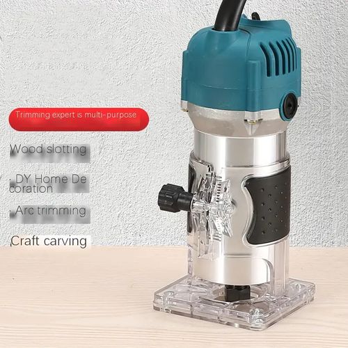 800W Electric Router Tool for Precise Trimming, Carving, and Engraving in Woodworking