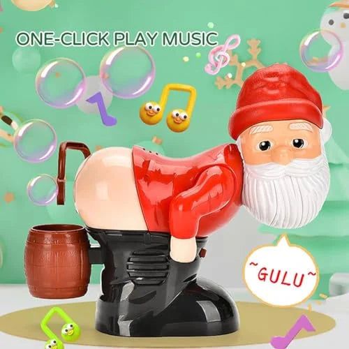 Funny Santa Bubble Blowing Machine