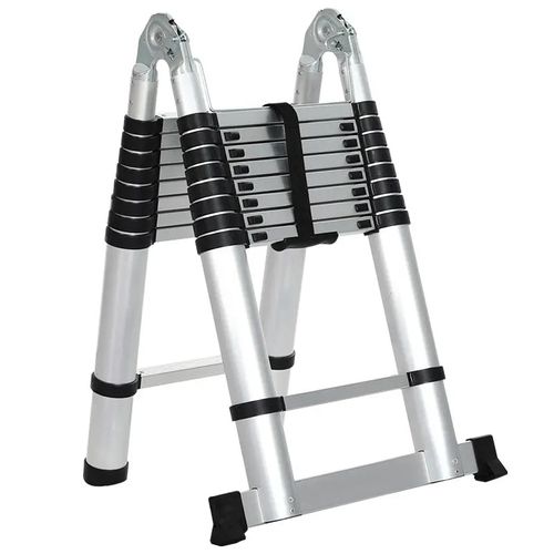 2023 multi-function aluminum alloy telescopic ladder joint folding indoor ladder truck rack