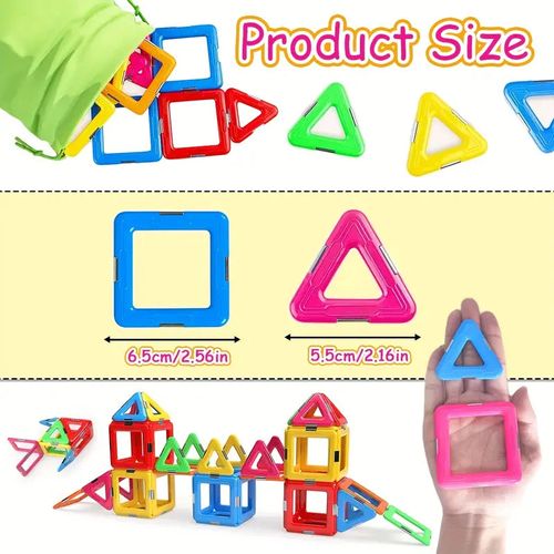 Big Size Magnetic Building Blocks - STEM Learning Toys for Kids