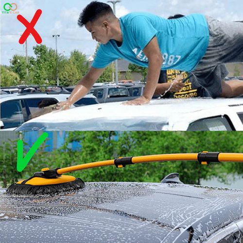 TX Car telescopic type Cleaning car wash brush Long Handle Cleaning Brush Car Cleaning Tools