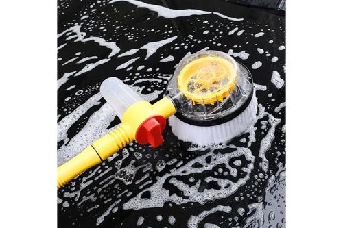 Car Rotary Wash Brush Kit 360 Degree Automatic Rotating Adjustable Dip Wash Brush High Pressure Washer for Vehicle Cleaning