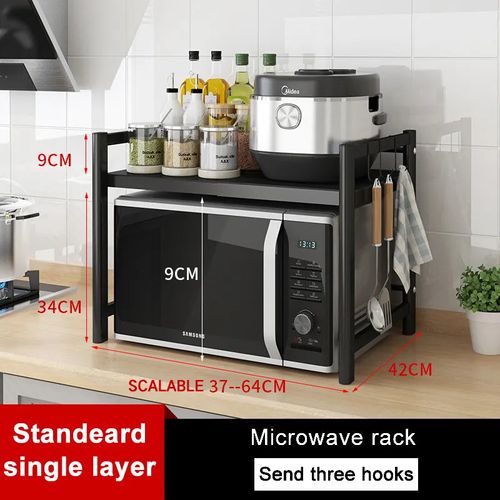 Extendable Microwave Storage Rack