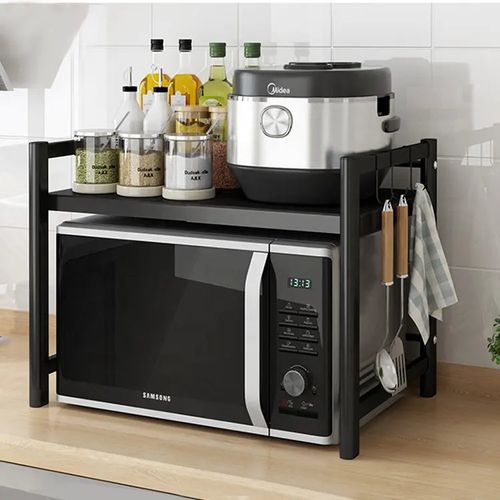 Extendable Microwave Storage Rack