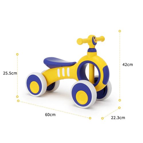 Children's Balance Car Kids Scooter Four Wheel Sliding Walkers Baby Toys Car With Light Music For 1-3 years old