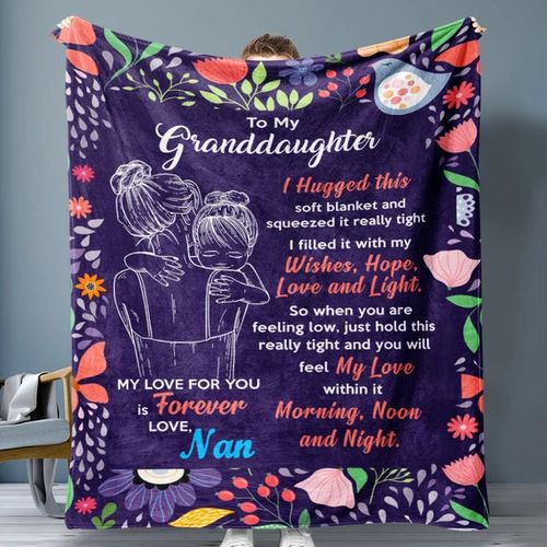 🎁Granddaughter's Gift-Sweet Words Blanket