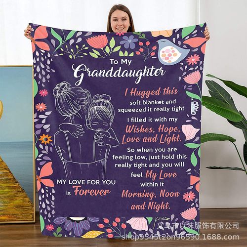 🎁Granddaughter's Gift-Sweet Words Blanket