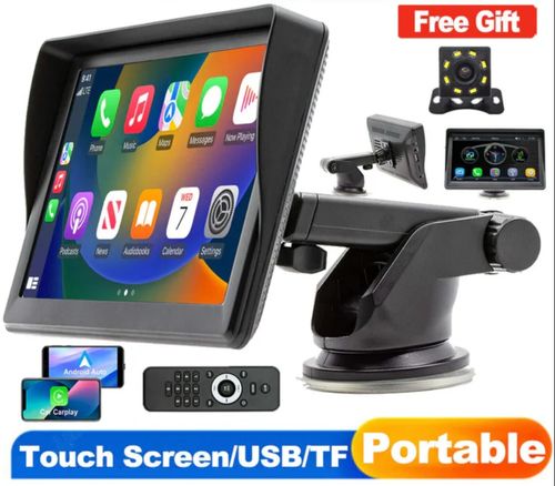 7 inches Touchscreen Car Display with Free Rear View Camera(2025 Edition)