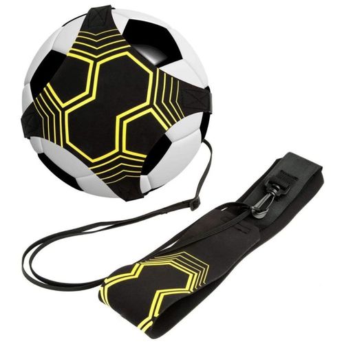 Soccer Trainer Football Kick Throw Solo Practice Training Aid Control Skills Adjustable Waist Belt Football Kick Trainer