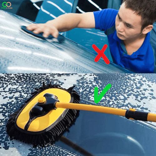 TX Car telescopic type Cleaning car wash brush Long Handle Cleaning Brush Car Cleaning Tools