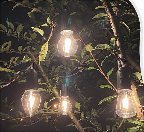 2024 New Outdoor Camping Hanging Type-C Charging Retro Light Bulb Lighting Decoration