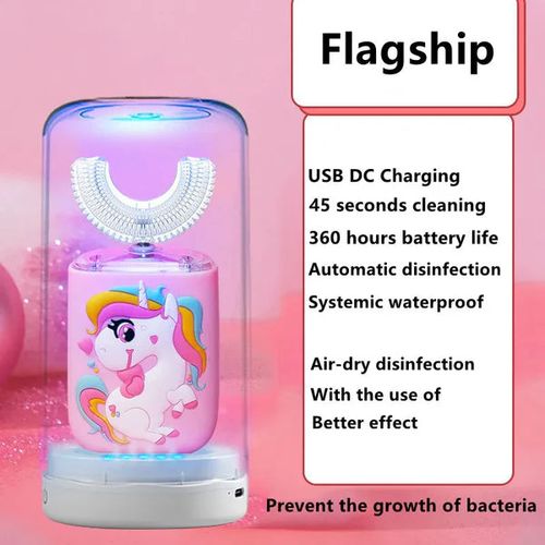 NEW Smart Electric U-Shaped Automatic ToothBrush Silicone