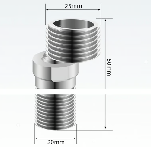 2pcs 🔥Adjustable Shower Faucet Angle Adapter