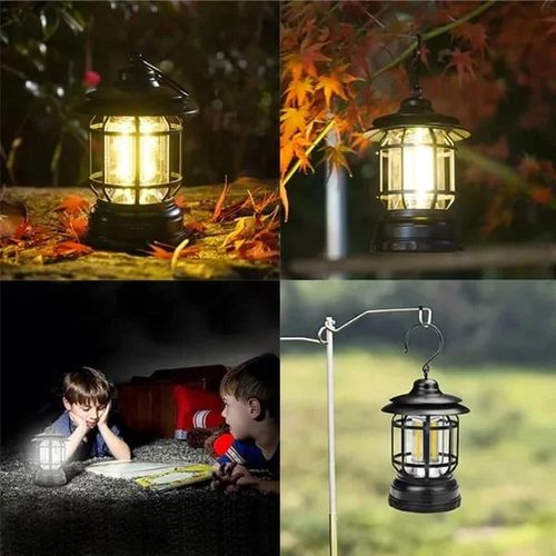 (🎉2024 New Year Promotion) Portable Retro Camping Lamp