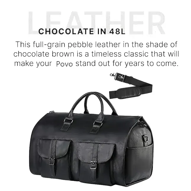 🧳 THE CONVERTIBLE DUFFLE GARMENT LUGGAGE（With wheels）