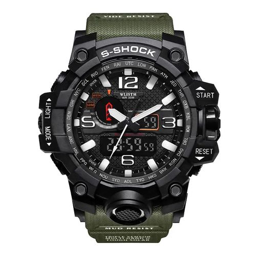 S8012 Analog G Digital Watch Sports Shock Waterproof Luminous Alarm Cheap Black watch men 9 buyers