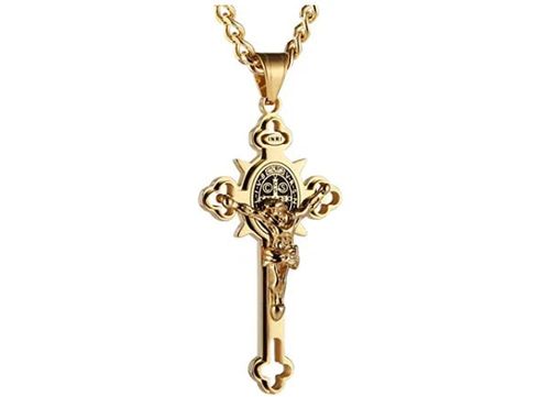 🙏ST.Benedict Protection Cross Power Pendant Necklace🙏