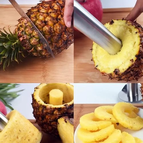 1pc Stainless Steel Pineapple Core Extractor