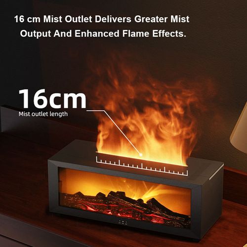 Electric fireplace flame aroma diffuser humidifier