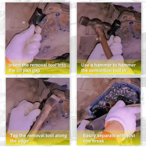 🔥Engine oil pan remover