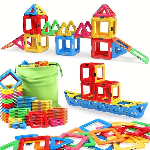 Big Size Magnetic Building Blocks - STEM Learning Toys for Kids