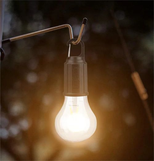 2024 New Outdoor Camping Hanging Type-C Charging Retro Light Bulb Lighting Decoration