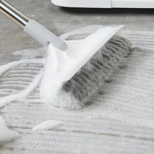 Bathroom tile floor cleaning brush sweeping window cleaning brush 2 in 1 cleaning brush