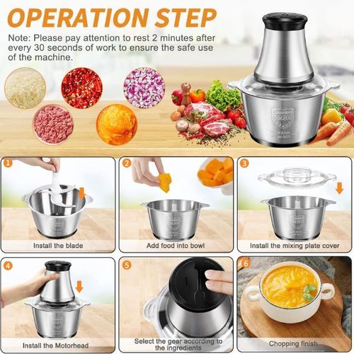 Multifunctional mixer for meat and vegetables