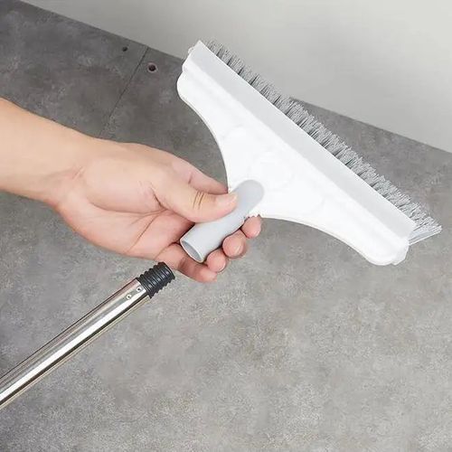 Bathroom tile floor cleaning brush sweeping window cleaning brush 2 in 1 cleaning brush