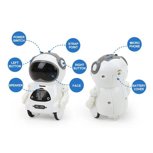 Interactive Mini RC Robot Toy for Kids - Talking, Singing, Dancing, and Storytelling