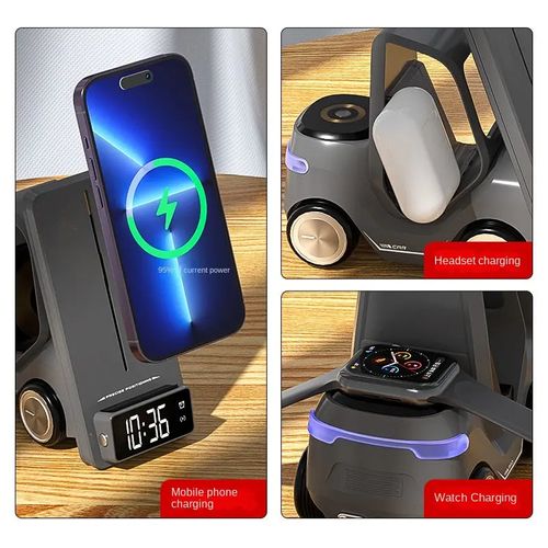 Universal multifunction qi 3in magnetic 1 wireless induction charger