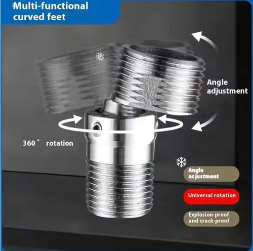 2pcs 🔥Adjustable Shower Faucet Angle Adapter