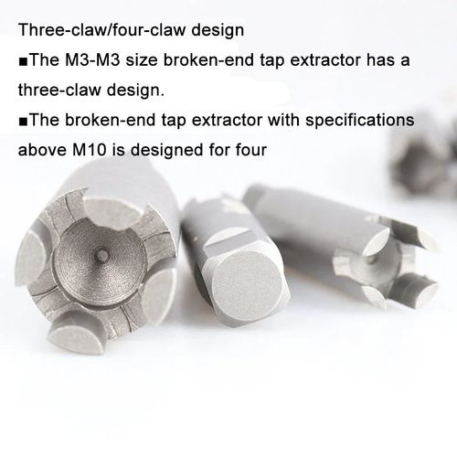 Multifunctional Broken-end Tap Extractor Anti-thread Screw Removal Tool