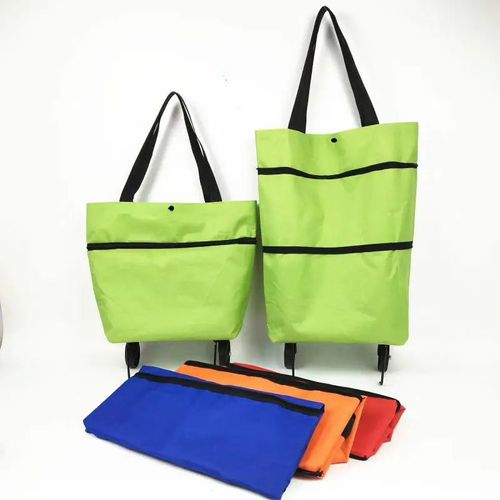 Foldable Shopping Trolley Tote Bag