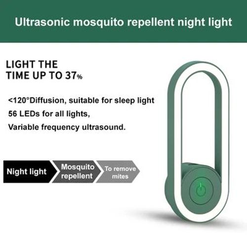 Ultrasonic Mosquito Repellent with LED Light |ANTIMOSI