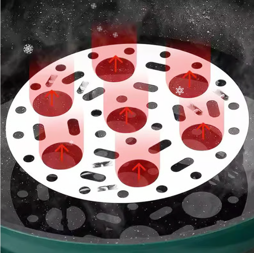 Silver Stainless Steel Steamer Rack with Stand for Cooking