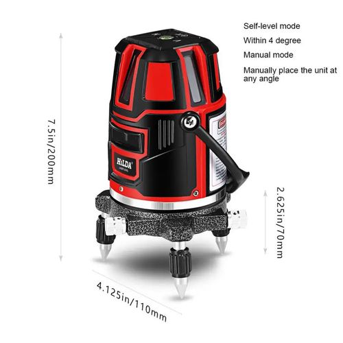 5 row green 360 automatic leveling floor automatic rotating cross precision laser beam laser level