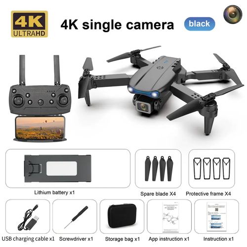 Drones avec caméra 4K et GPS Rc Hobby Radio Control App Jouets contrôlés Tumbling Quadcopter