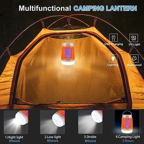 ✨ Multifunctional Solar camping Mosquito Killer Lamp